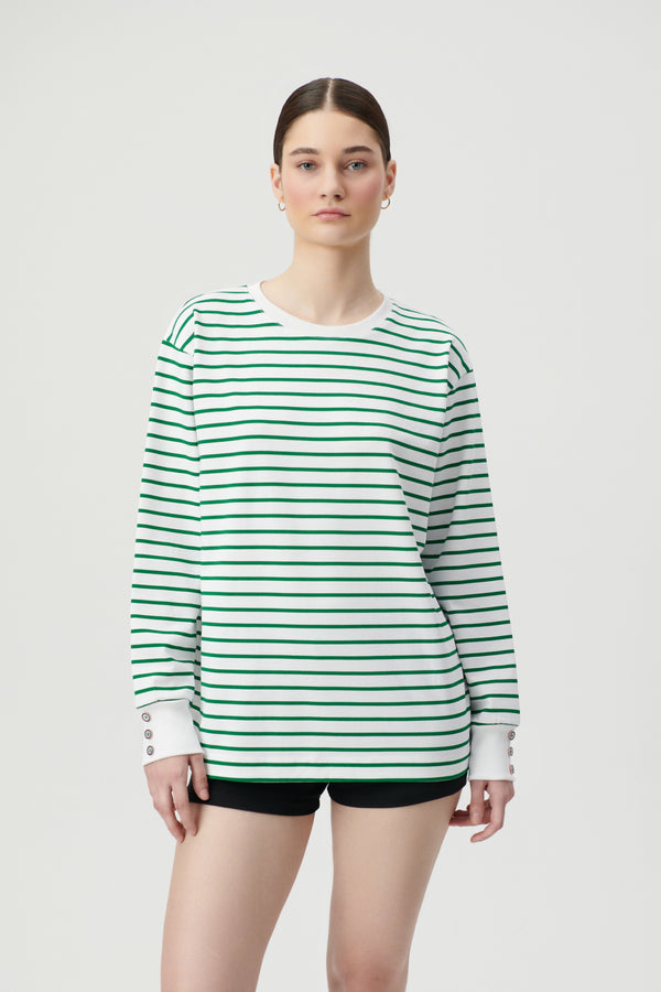 Line Sweatshirt Green