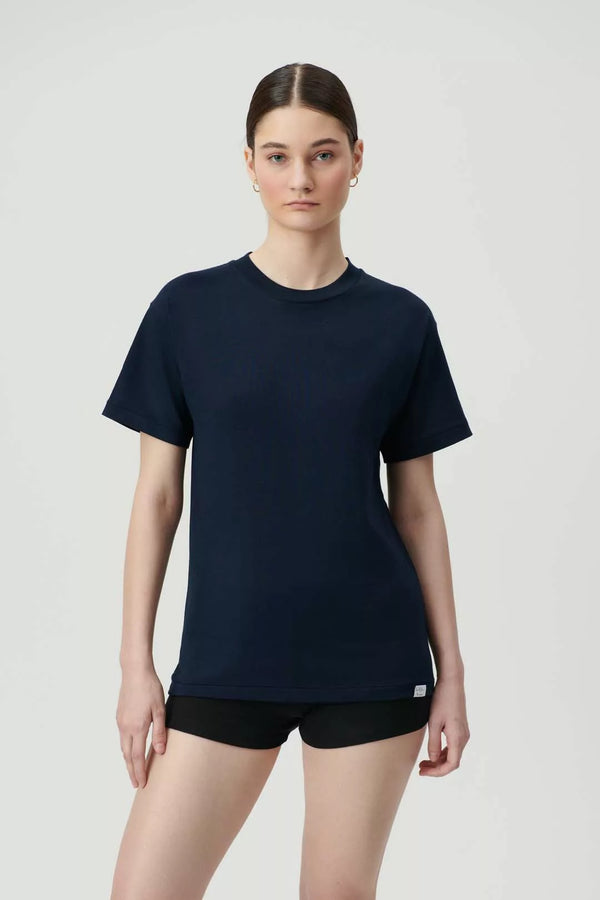 Aija T-shirt Navy Blue